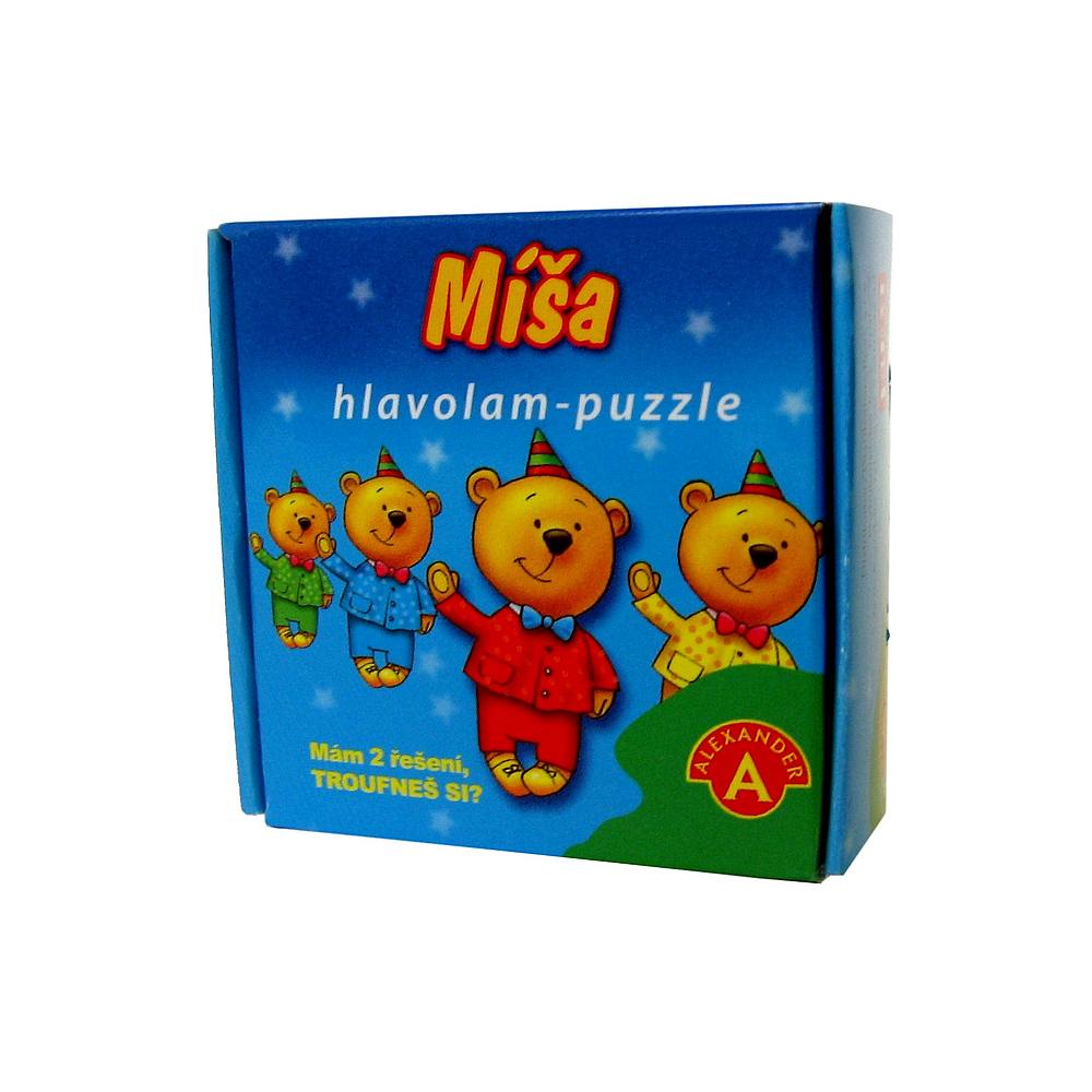 Hlavolam-puzzle Míša (Zapeklité kartičky)