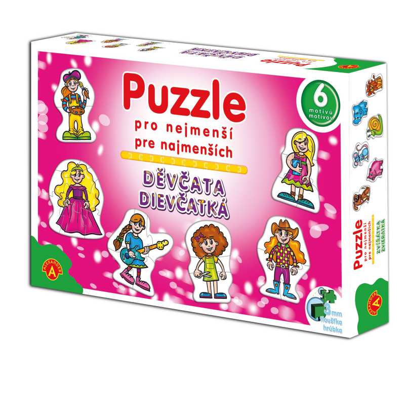 Puzzle pro nejmenší - Děvčata  -Z VÝSTAVY