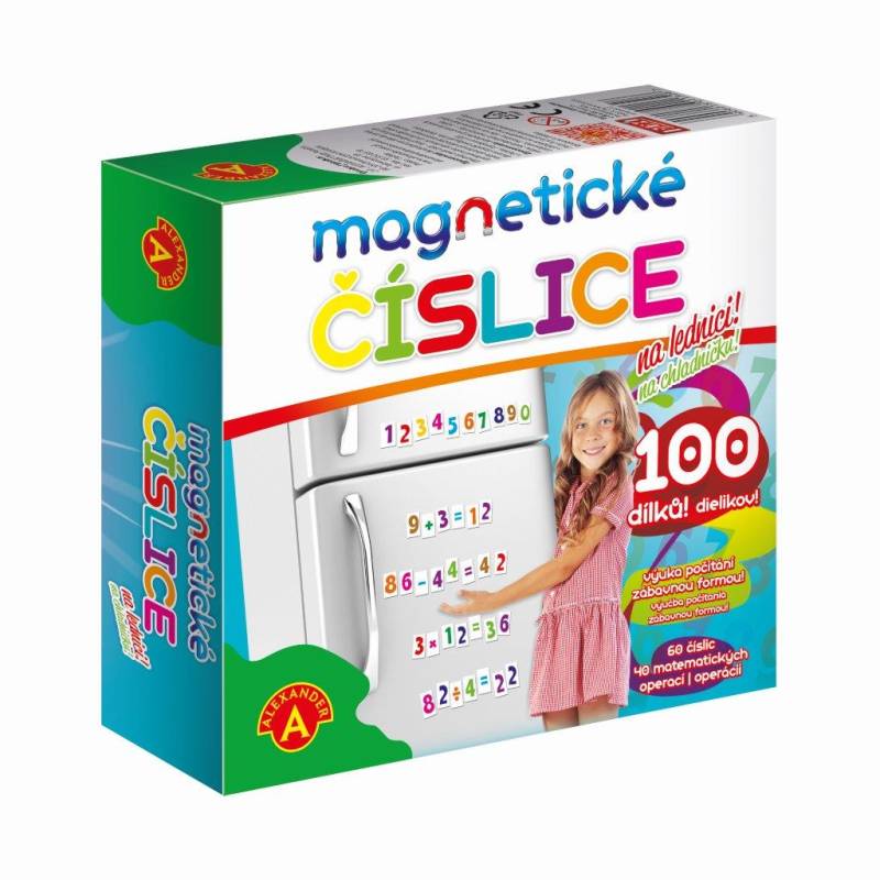 Magnetické číslice-na lednici